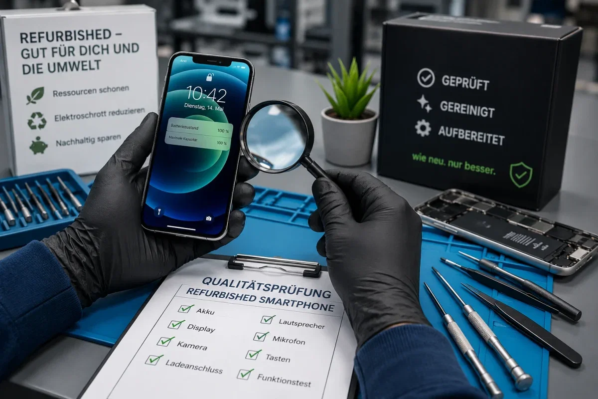 Generalueberholte Smartphones richtig kaufen Refurbished Smartphone mit technischer Qualitätsprüfung