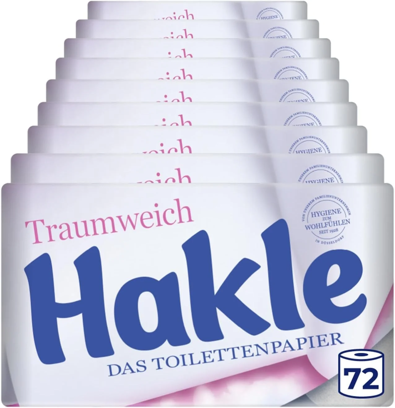 Hakle Traumweich Toilettenpapier 72 Rollen 4-lagig