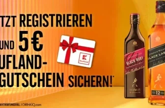 Johnnie Walker Whisky Flaschen mit Kaufland Gutschein