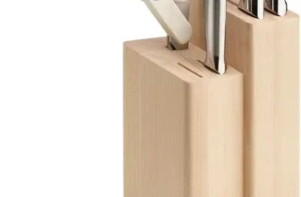 Joseph Joseph Elevate Fusion Messer und Scheren Set mit Buchenholzblock 5-teilig