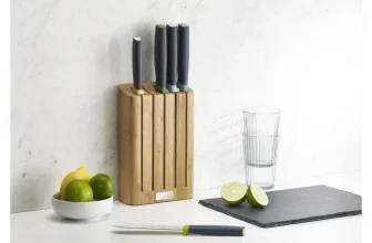 Joseph Joseph Elevate Messer-Set mit Bambusblock