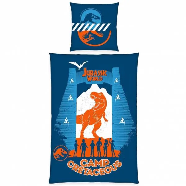 Jurassic World Bettwäsche Set (135 X 200 cm + 80 X 80 cm)