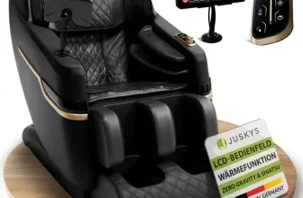 Juskys Massagesessel Naxos schwarz