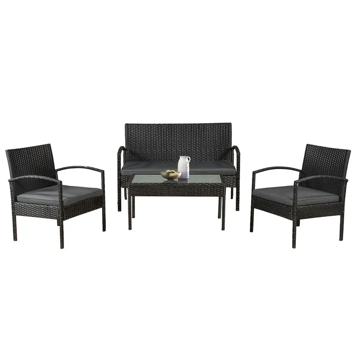 Juskys Polyrattan Sitzgruppe Trinidad Juskys Polyrattan Sitzgruppe Trinidad