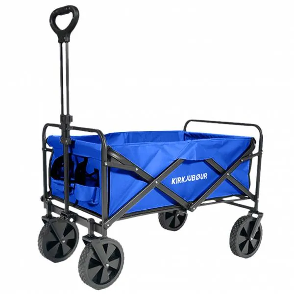 KIRKJUBOUR Edda Faltbarer Bollerwagen Navy KIRKJUBØUR Edda Faltbarer Bollerwagen Navy