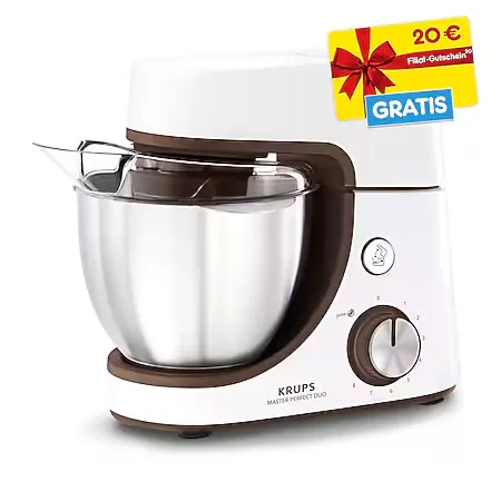 Krups Küchenmaschine KA51K1 Master Perfect Duo + 20 € Filialgutschein