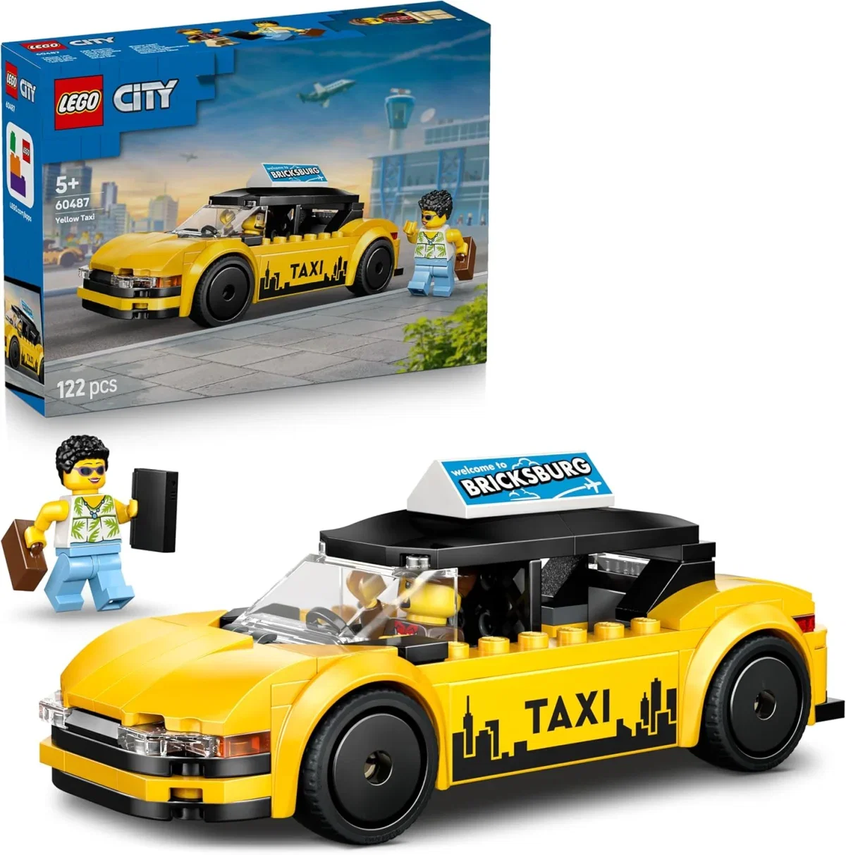 LEGO City – Das gelbe Taxi (60487)