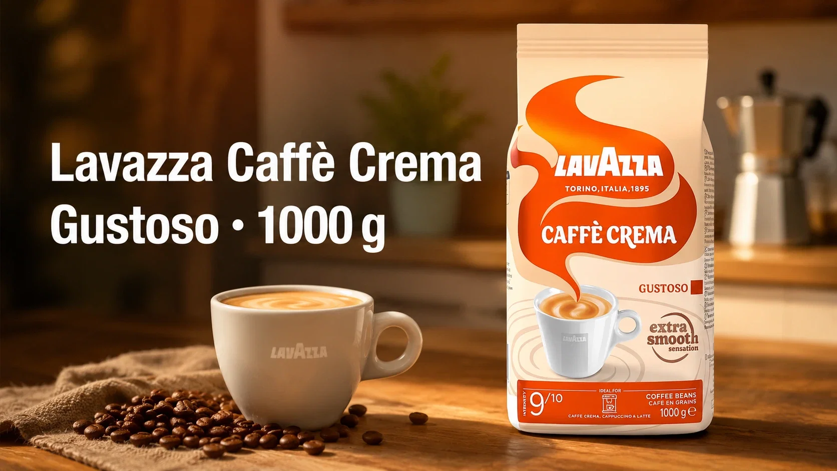 Lavazza Caffè Crema Gustoso Kaffeebohnen (1kg)