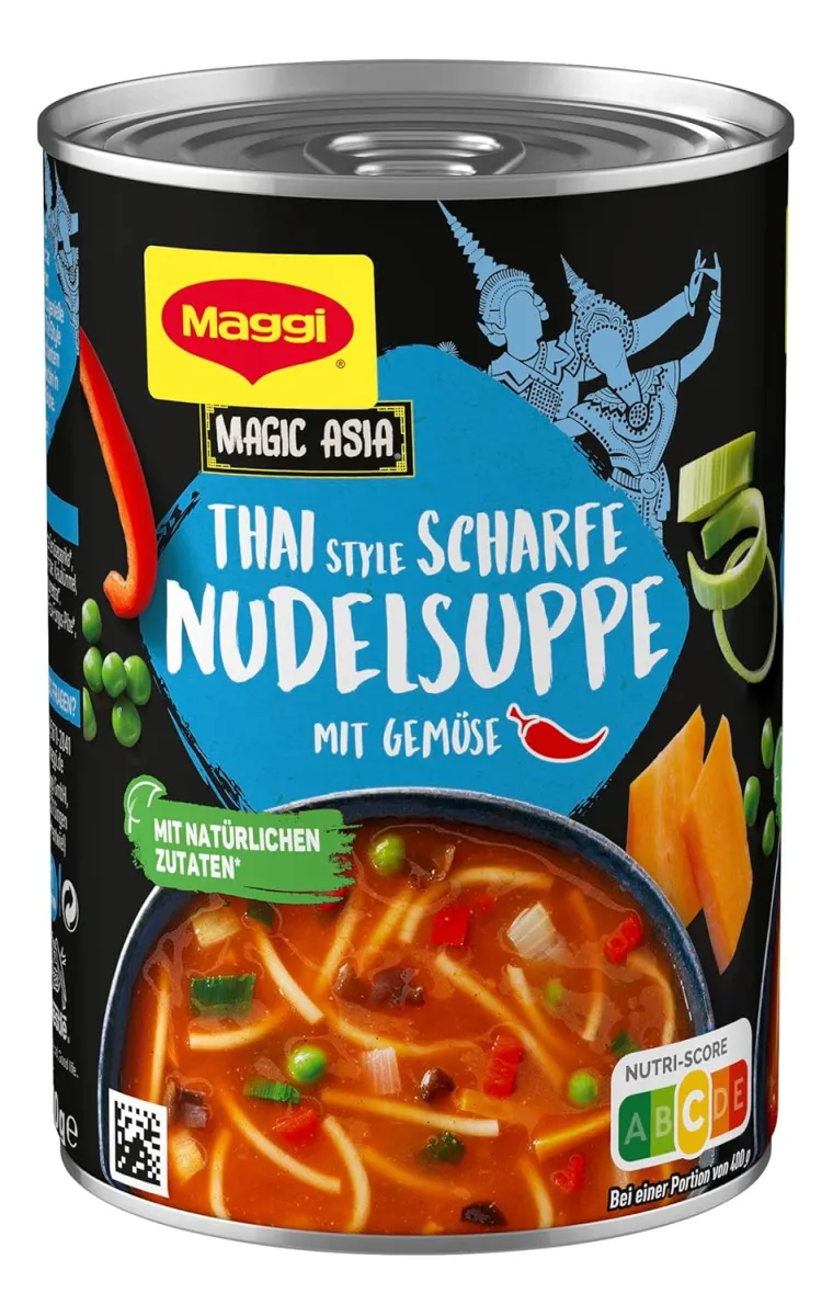 MAGGI Magic Asia Thai Style scharfe Nudelsuppe vegetarisch