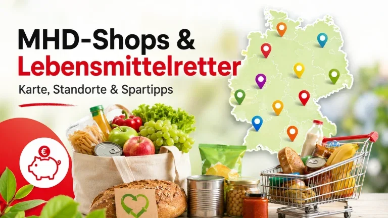 MHD-Shops & Lebensmittelretter-Läden in Deutschland: Karte, Standorte & Spartipps