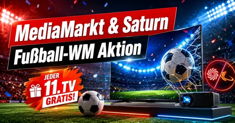 MediaMarkt und Saturn erstatten jeden 11. Fernseher zur Fußball-WM