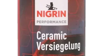 NIGRIN Performance Ceramic Versiegelung intensive Leuchtkraft Hochglanzeffekte mit Abperleffekt rot