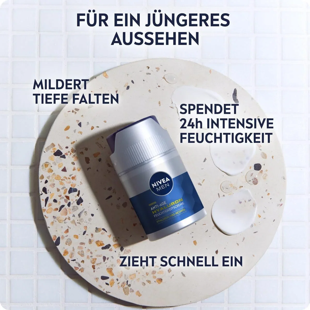 NIVEA MEN Anti Age Hyaluron Feuchtigkeitscreme Gesichtspflege fuer Maenner mit Hyaluron Pro Retinol und LSF 15 Gesichts B0CK899Q67 2 NIVEA MEN Anti Age Hyaluron Feuchtigkeitscreme Gesichtspflege fuer Maenner mit Hyaluron Pro Retinol und LSF 15 Gesichts B0CK899Q67 2