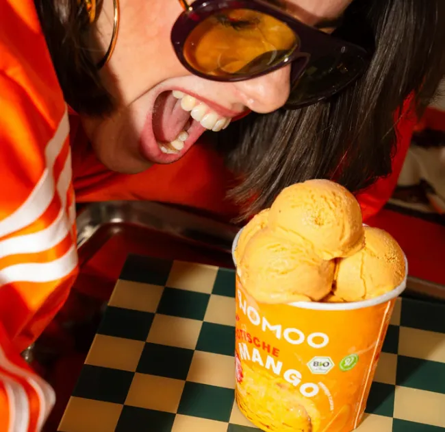 NOMOO Eis: 2 Euro Cashback auf veganes Eis sichern