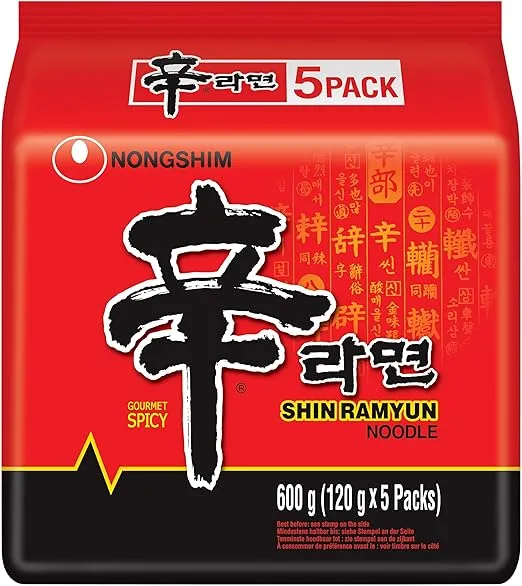 Nong Shim – Instant Nudeln Shin Ramyun (5x120g)