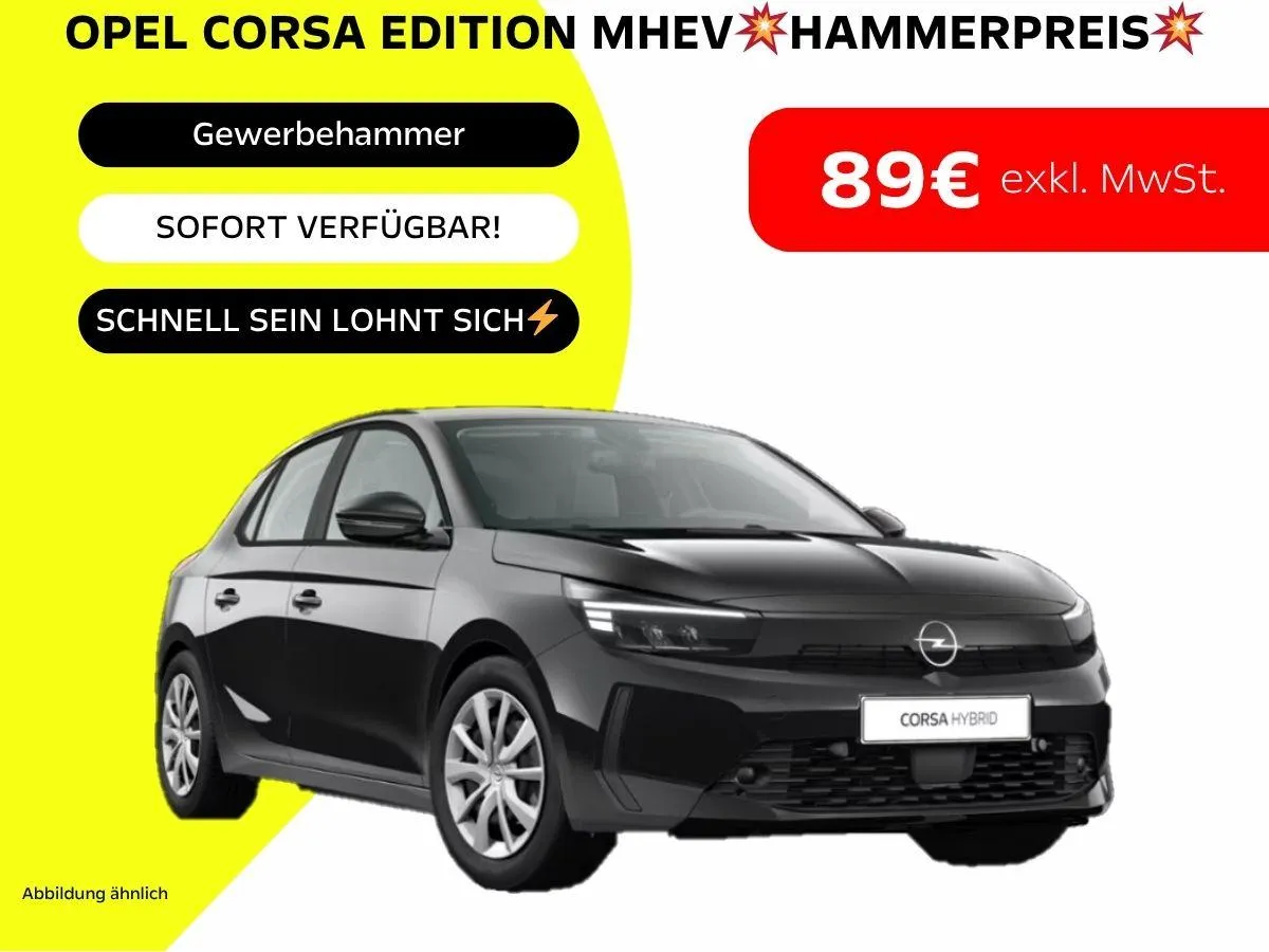 Opel Corsa Edition Hybrid Opel Corsa Edition Hybrid