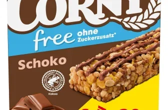 CORNY free Schoko Müsliriegel (6 x 20g) - zuckerfrei und lecker