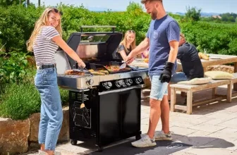 RÖSLE Gasgrill BBQ-Station VIDERO G4-S Schwarz