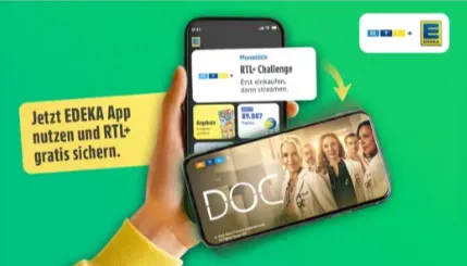 Gratis RTL+ Basic mit der EDEKA App sichern – ein Monat kostenlos streamen