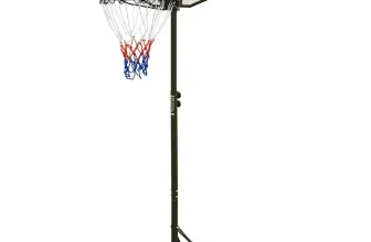 Street Skiller Basketballkorb mit Rädern und buntem Netz