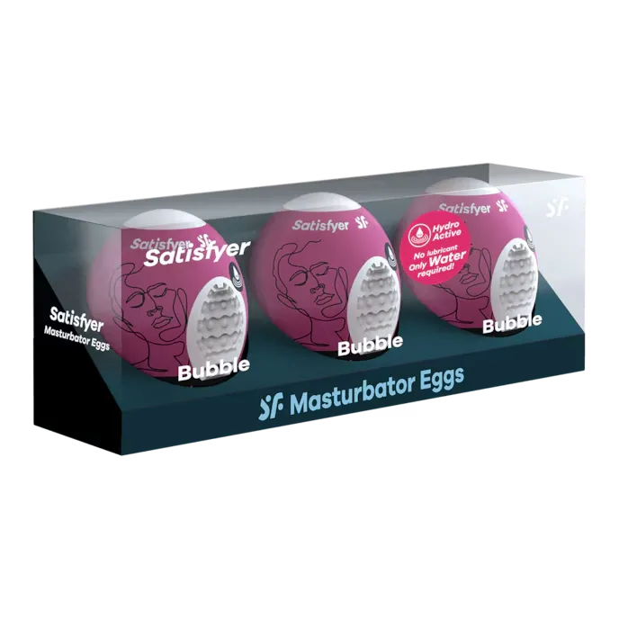 Satisfyer Masturbator Egg Bubble 3 Teile Satisfyer Masturbator Egg - Bubble 3 Teile