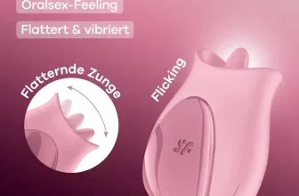 Satisfyer Tongue Lover, rosa, mit flatternden und vibrierenden Elementen