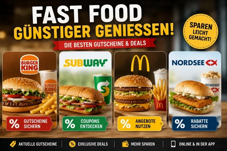 Sparen beim Fast Food: Diese Gutscheine lohnen sich wirklich