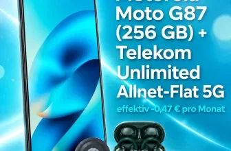 Motorola Moto G87 mit Unlimited Telekom Allnet-Flat