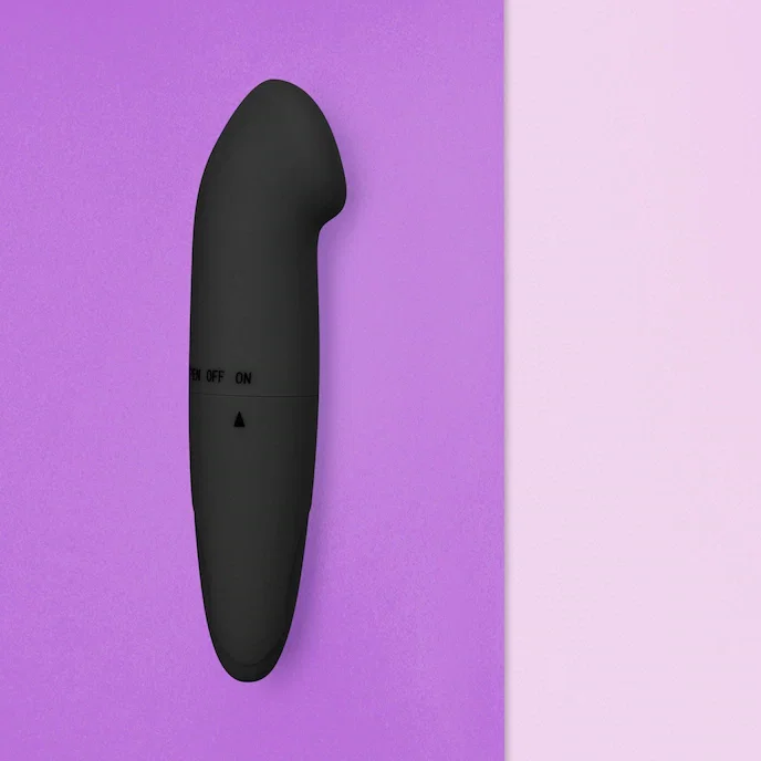 Vibrator mit abgeflachter Spitze Vibrator mit abgeflachter Spitze