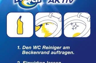 Ein WC-Reiniger-Gel in einer Verpackung