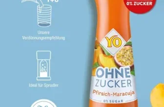 YO Sirup Pfirsich-Maracuja ohne Zucker