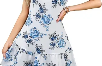 Zeagoo Damen Lässiges Strandkleid