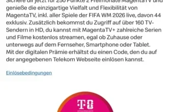 2 Monate MagentaTV fast gratis über die McDonald's App