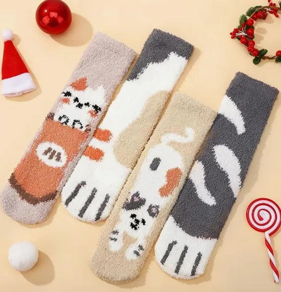 4 Paare Kuschelsocken (Gr. 37-40)