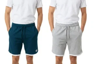 Scotch & SODA Herren Sport-Shorts in Petrol-Blau oder Hell-Grau