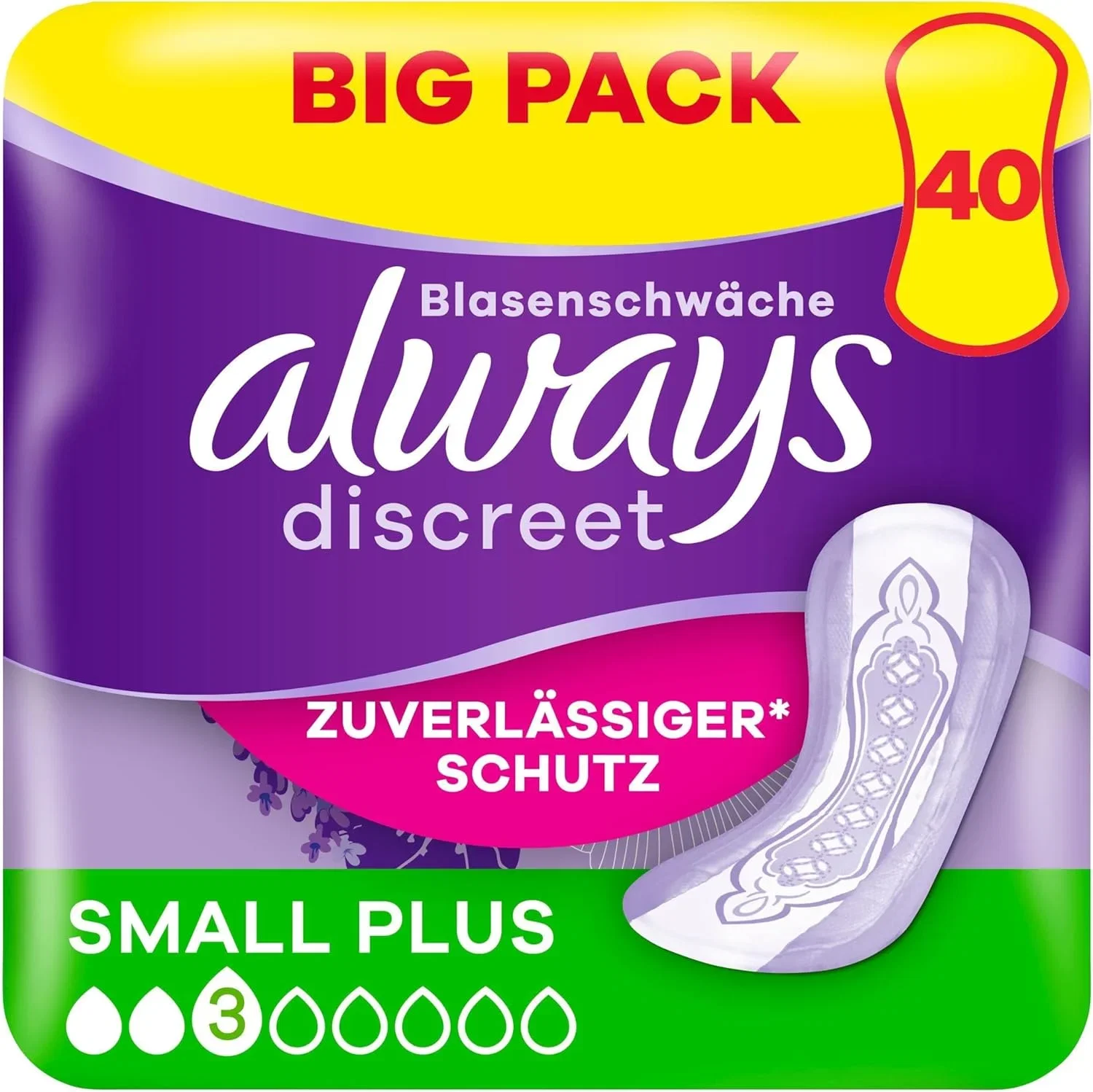 Always Discreet Inkontinenzeinlagen Normal 40 Stück
