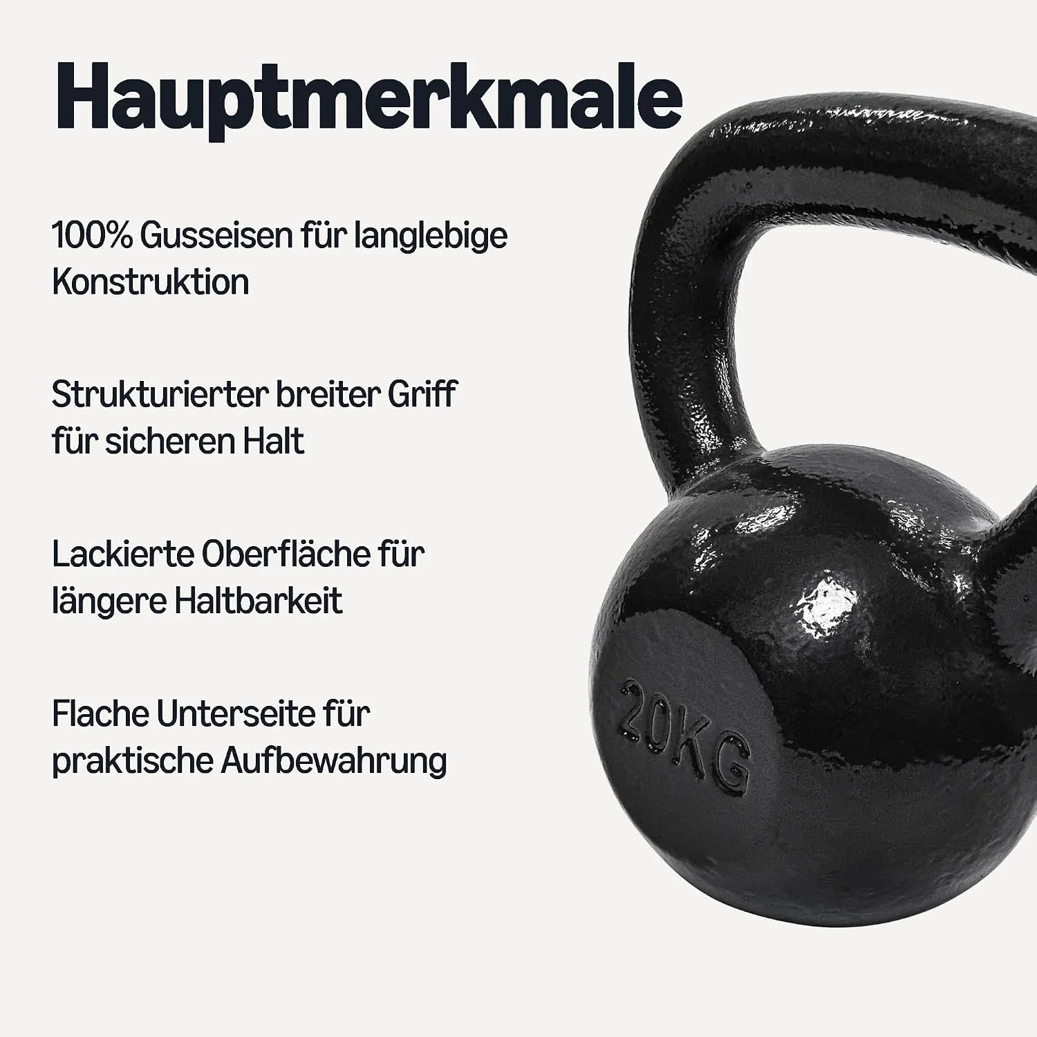 Amazon Basics Kettlebell Gusseisen Widerstandstraining Gewicht mit Texturiertem Breitem Griff Lackierte Oberflaeche B076QDZ71T 2 Amazon Basics Kettlebell Gusseisen Widerstandstraining Gewicht mit Texturiertem Breitem Griff Lackierte Oberflaeche B076QDZ71T 2