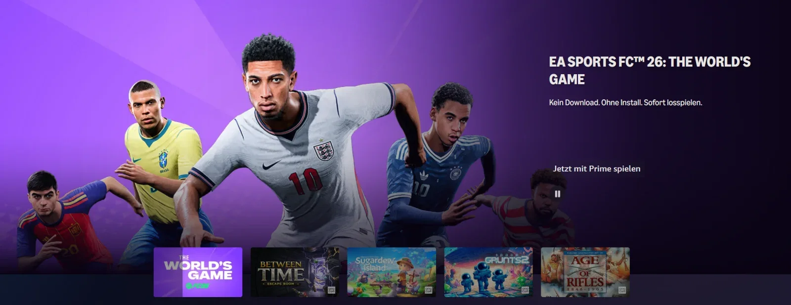 Cloud-Gaming statt Downloads: Amazon Luna mit vielen kostenlosen Prime-Spielen im Juni
