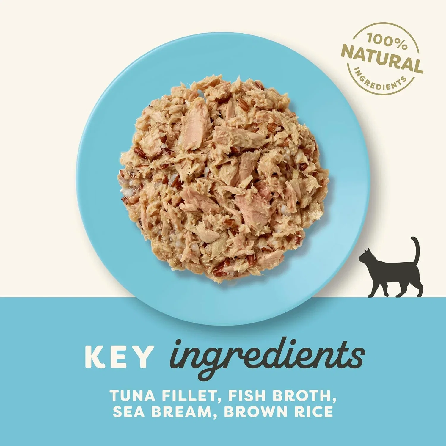 Applaws Premium Natural Katzenfutter Nass Thunfischfilet mit Seebrasse in Brühe (12x70g)