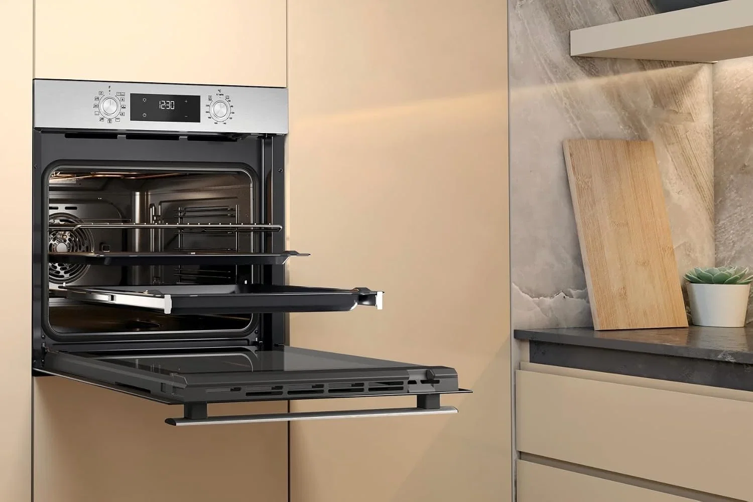 Bauknecht BBA285HU1I Einbau Backofen 60 cm 71 l Garraum Heissluftbackofen mit 12 Funktionen PowerHeissluft Maxi Cooki B0F9Z1HWWH 7 Bauknecht BBA285HU1I Einbau-Backofen 60 cm