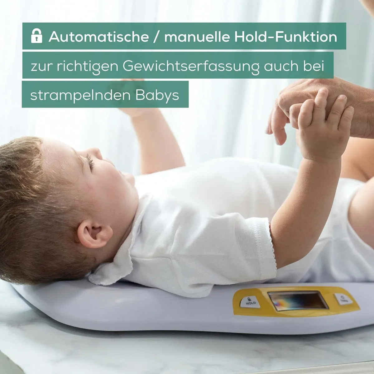 Beurer BY 80 Babywaage mit Baby Beurer BY 80 Babywaage