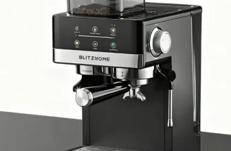 BlitzHome CM5520 Espressomaschine mit Touchscreen und Mahlwerk