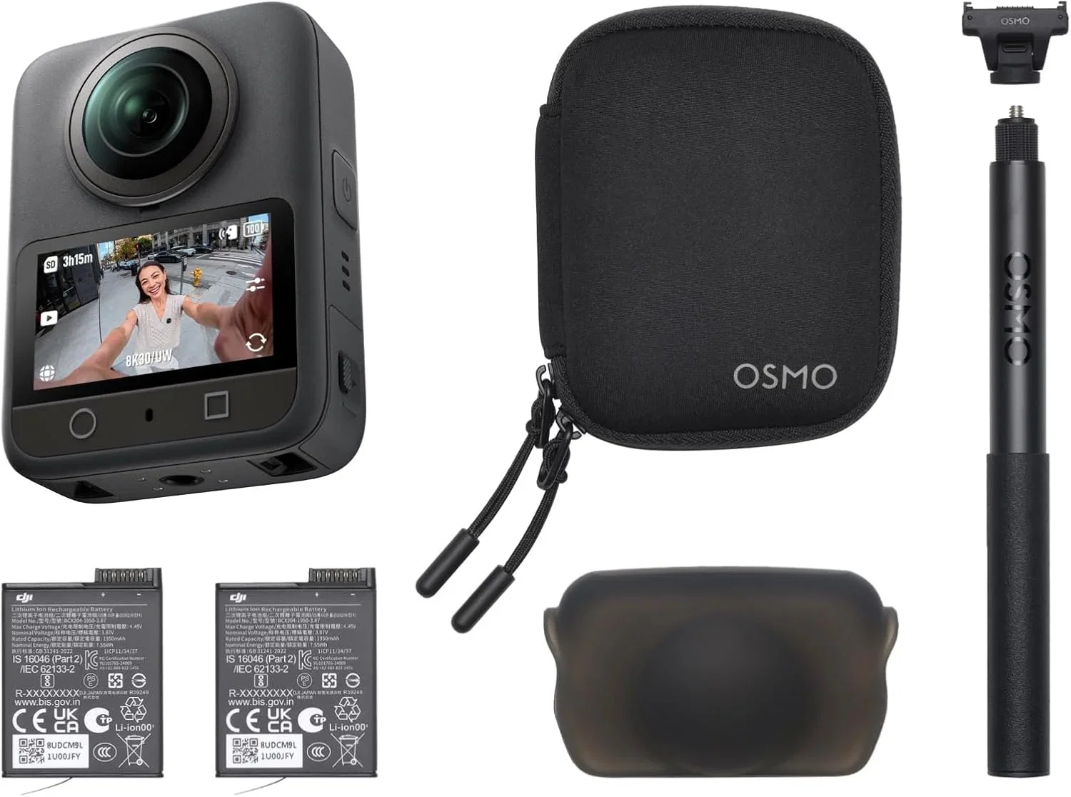 DJI Osmo 360 Essential Combo 8K 360° Actioncam