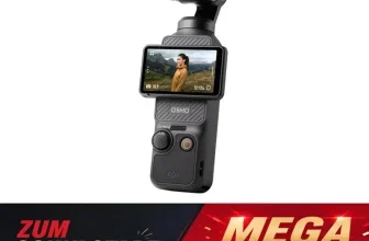 DJI Osmo Pocket 3 Kamera mit Banner 'ZUM SCHULSTART' und 'MEGA SALE'