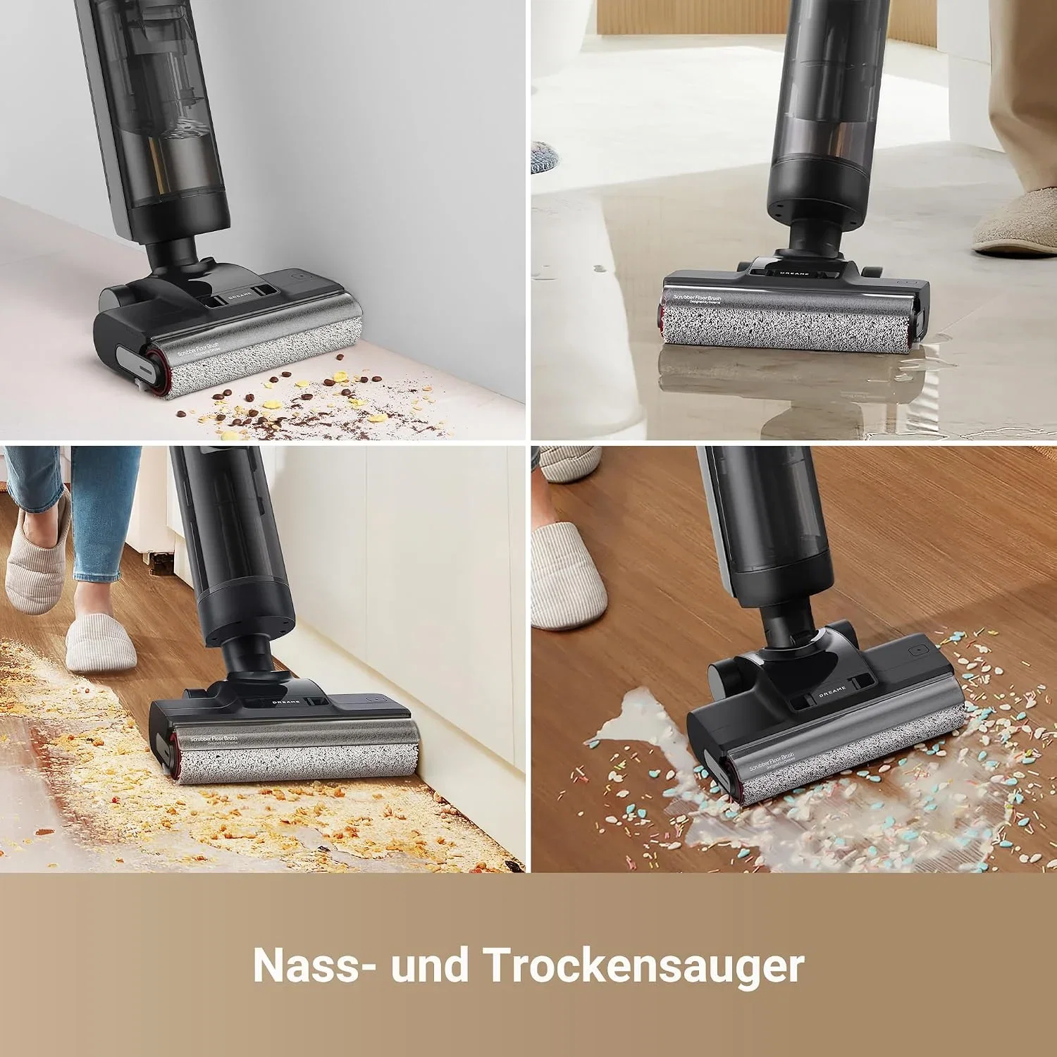 DREAME H12 Pro Ultra Nass und Trockensauger Buerstenreinigung 60 °C 30 Min Heisslufttrocknung Selbstreinigung mit fest B0D793B2WV 4 DREAME H12 Pro Ultra Nass- und Trockensauger