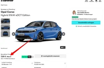 Preisfehler oder Leasing-Kracher? Opel Corsa Hybrid Edition für 7 Euro monatlich bei Carwow