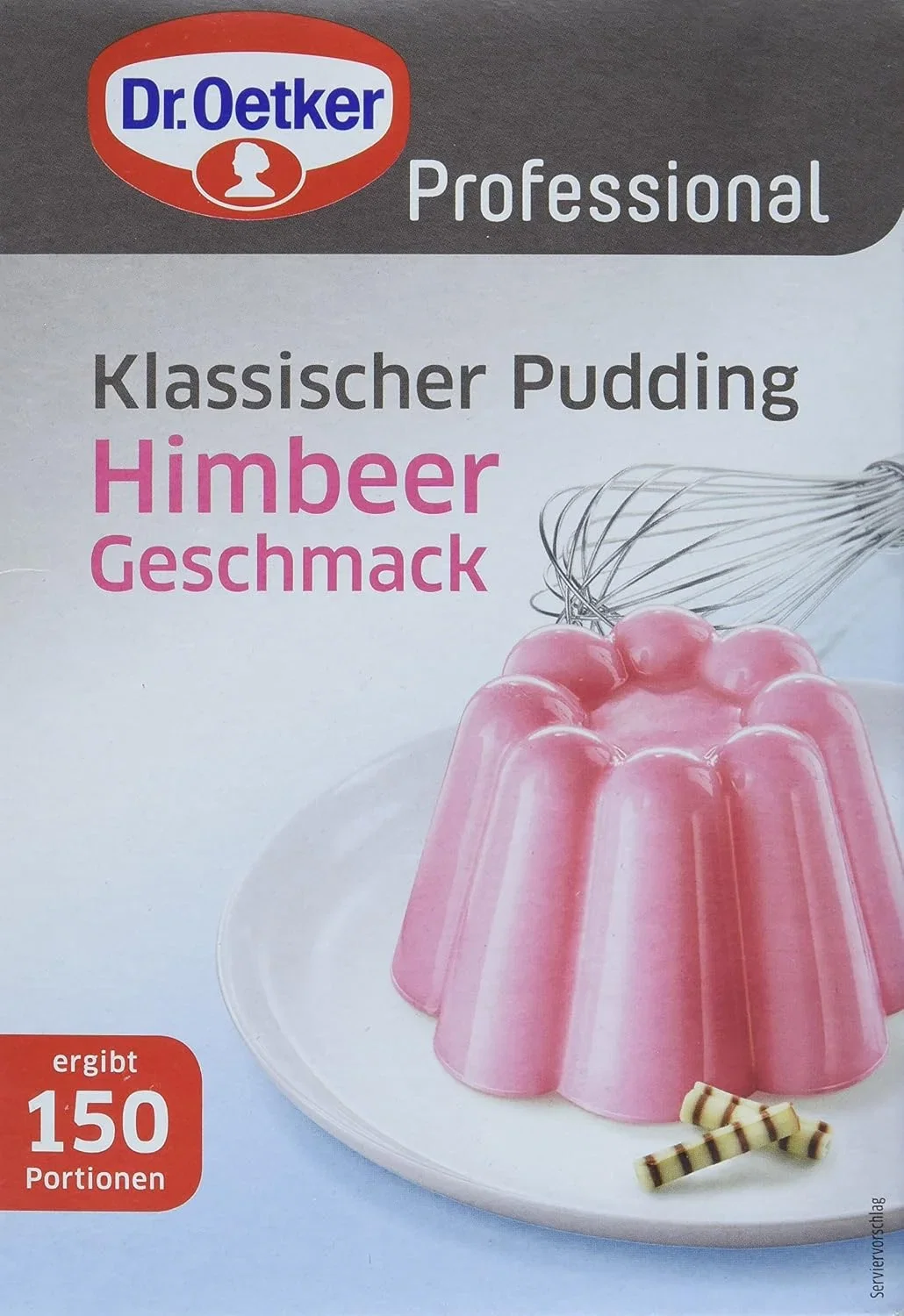 Dr. Oetker Professional Klassischer Pudding mit Himbeer-Geschmack (1kg)