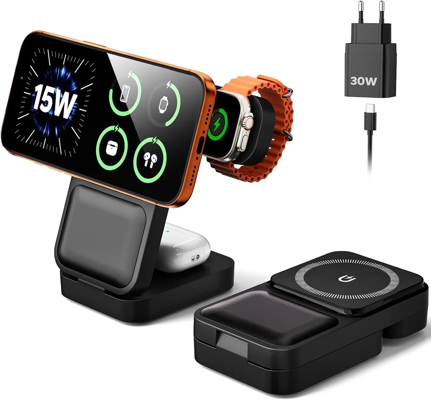 Eddibox Magsafe Ladestation für Apple Watch und iPhone