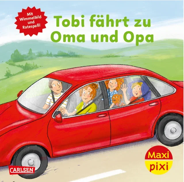 Gratis Pixi-Buch Tobi fährt zu Oma und Opa – 20 Stück kostenlos für Kindergruppen