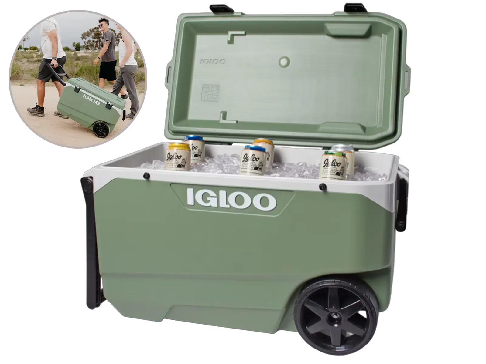 Igloo EcoCool 90 Roller Kuehlbox 85 Igloo EcoCool 90 Roller Kühlbox 85